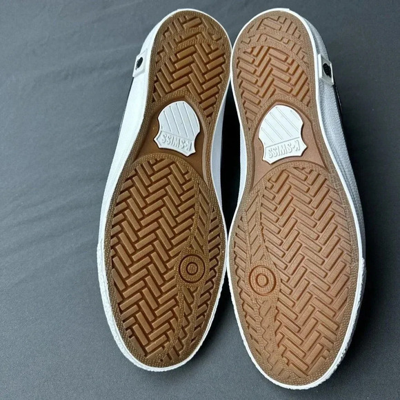 K-SWISS 92925095 CLEAN LAGUNA LOW  (M) Black/White Textile Lifestyle Shoes - Picture 15 of 16